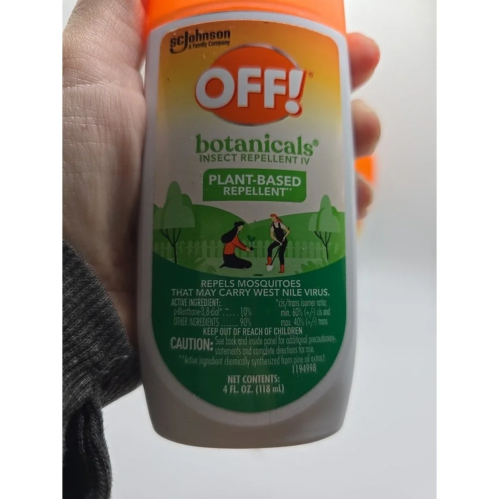 New 2x Off! Botanicals Insect Repellent IV Plant-Based‎ Pump Spray 4 fl oz
